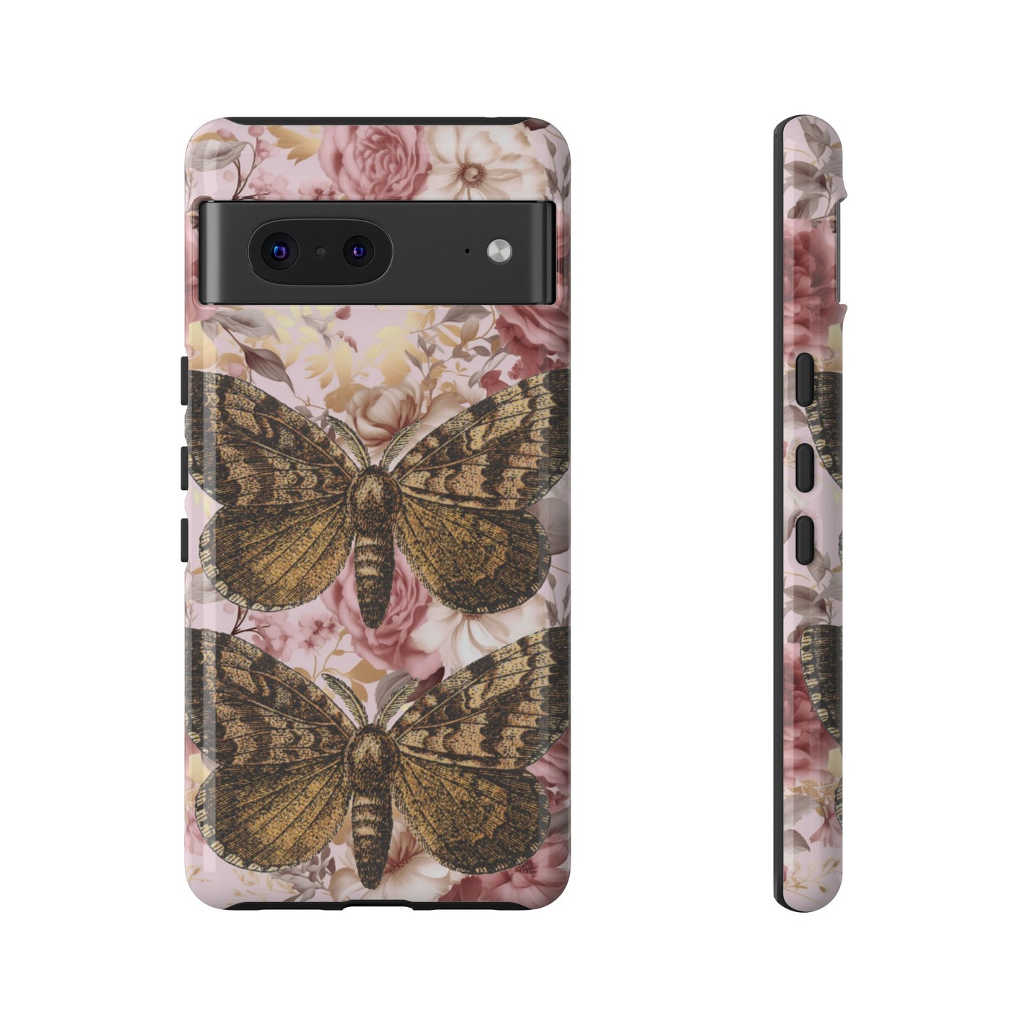 Vintage Butterfly Design Tough Phone Cases - iPhone, Samsung Galaxy, and Google Pixel