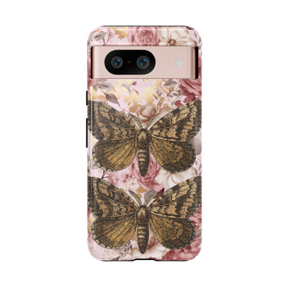 Vintage Butterfly Design Tough Phone Cases - iPhone, Samsung Galaxy, and Google Pixel