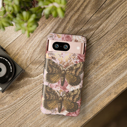 Vintage Butterfly Design Tough Phone Cases - iPhone, Samsung Galaxy, and Google Pixel