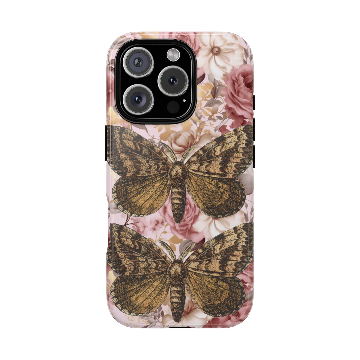 Vintage Butterfly Design Tough Phone Cases - iPhone, Samsung Galaxy, and Google Pixel