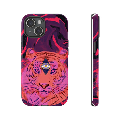 Third-Eye Cosmic Tiger iPhone Tough Case Design