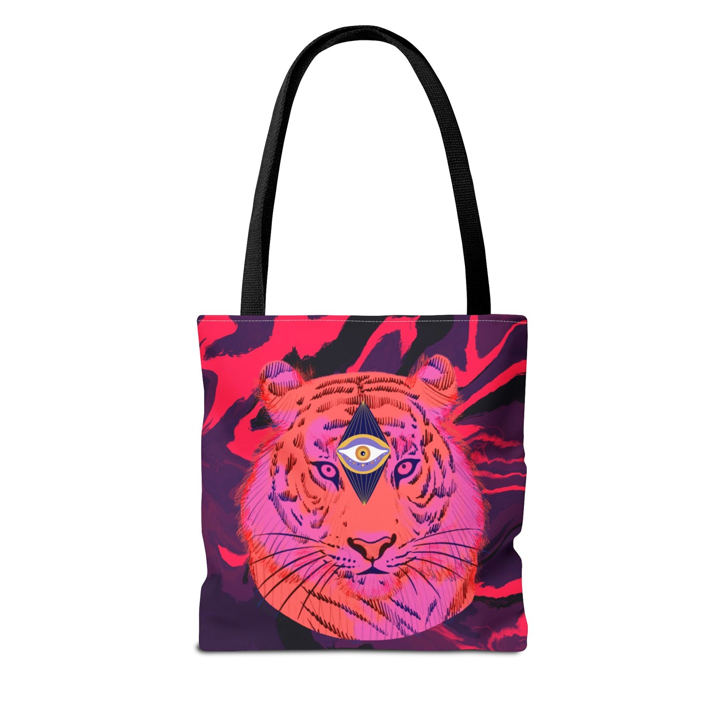 Third Eye Cosmic Tiger Tote Bag – Stylish & Unique