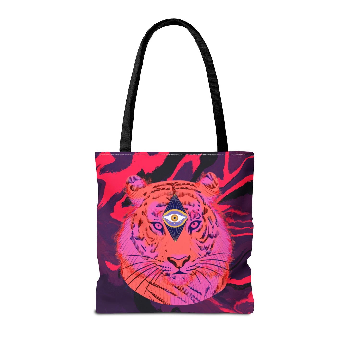 Third Eye Cosmic Tiger Tote Bag – Stylish & Unique