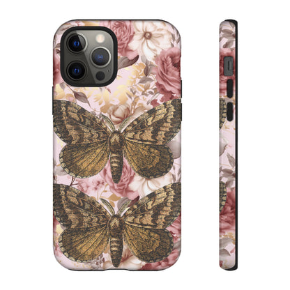 Vintage Butterfly Design Tough Phone Cases - iPhone, Samsung Galaxy, and Google Pixel