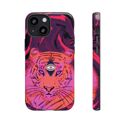 Third-Eye Cosmic Tiger iPhone Tough Case Design