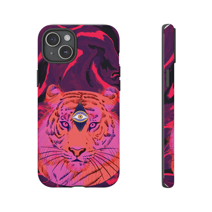 Third-Eye Cosmic Tiger iPhone Tough Case Design