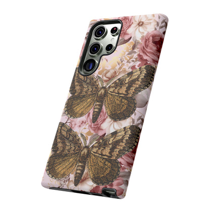 Vintage Butterfly Design Tough Phone Cases - iPhone, Samsung Galaxy, and Google Pixel