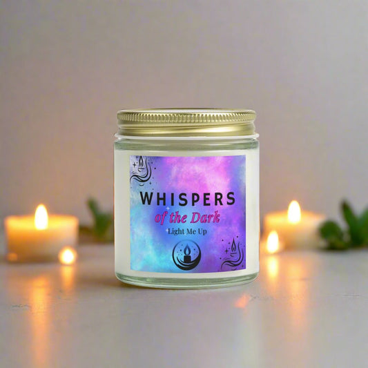 Whispers of the Dark Candle - Enchanting Scented Candle to Light Up Your Space" (4oz)