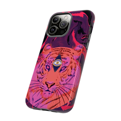 Third-Eye Cosmic Tiger iPhone Tough Case Design