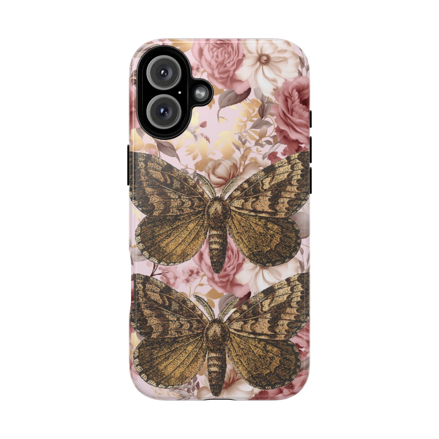 Vintage Butterfly Design Tough Phone Cases - iPhone, Samsung Galaxy, and Google Pixel