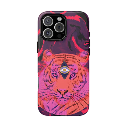 Third-Eye Cosmic Tiger iPhone Tough Case Design