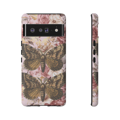 Vintage Butterfly Design Tough Phone Cases - iPhone, Samsung Galaxy, and Google Pixel