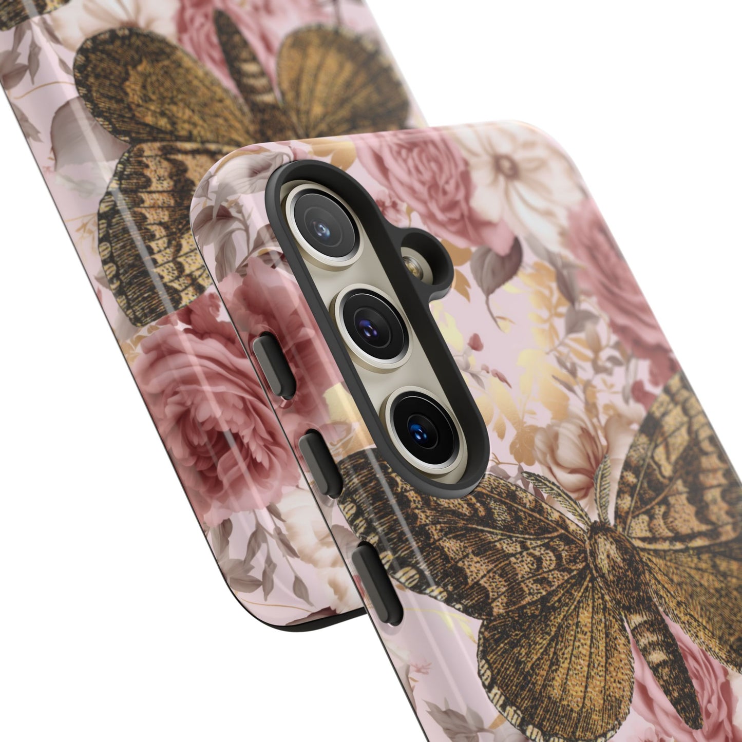 Vintage Butterfly Design Tough Phone Cases - iPhone, Samsung Galaxy, and Google Pixel