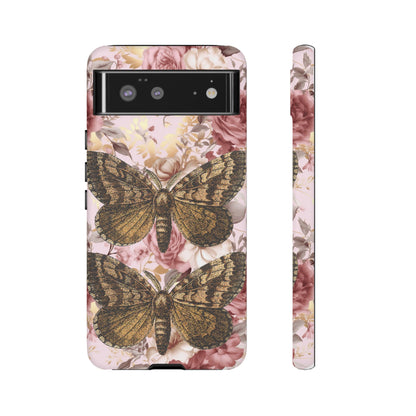 Vintage Butterfly Design Tough Phone Cases - iPhone, Samsung Galaxy, and Google Pixel