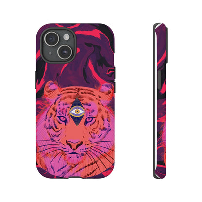 Third-Eye Cosmic Tiger iPhone Tough Case Design