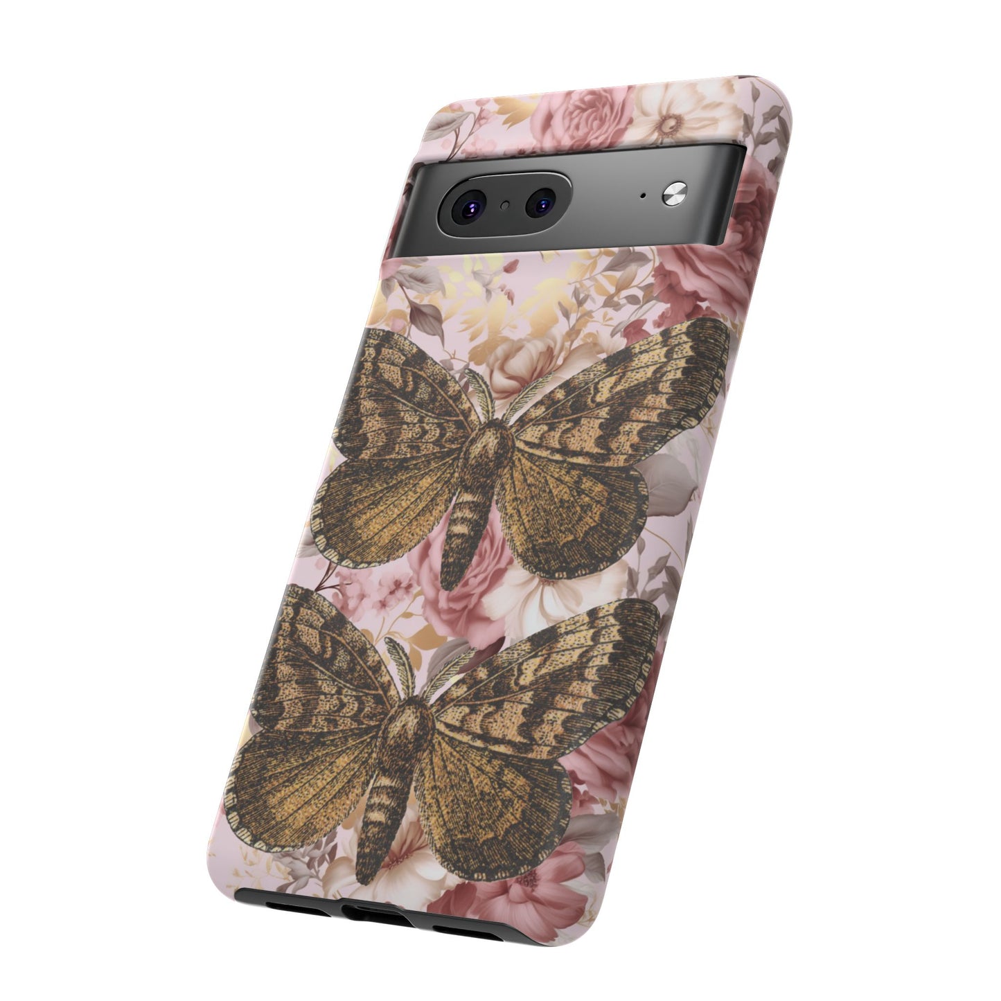 Vintage Butterfly Design Tough Phone Cases - iPhone, Samsung Galaxy, and Google Pixel