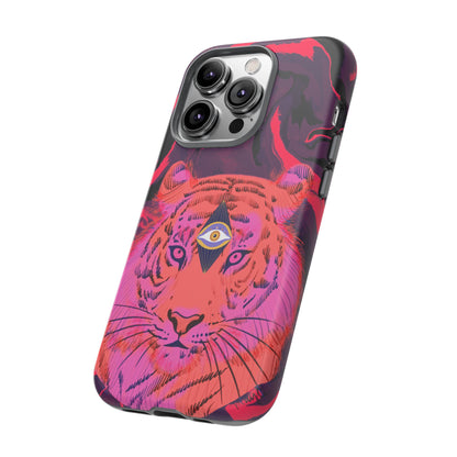 Third-Eye Cosmic Tiger iPhone Tough Case Design