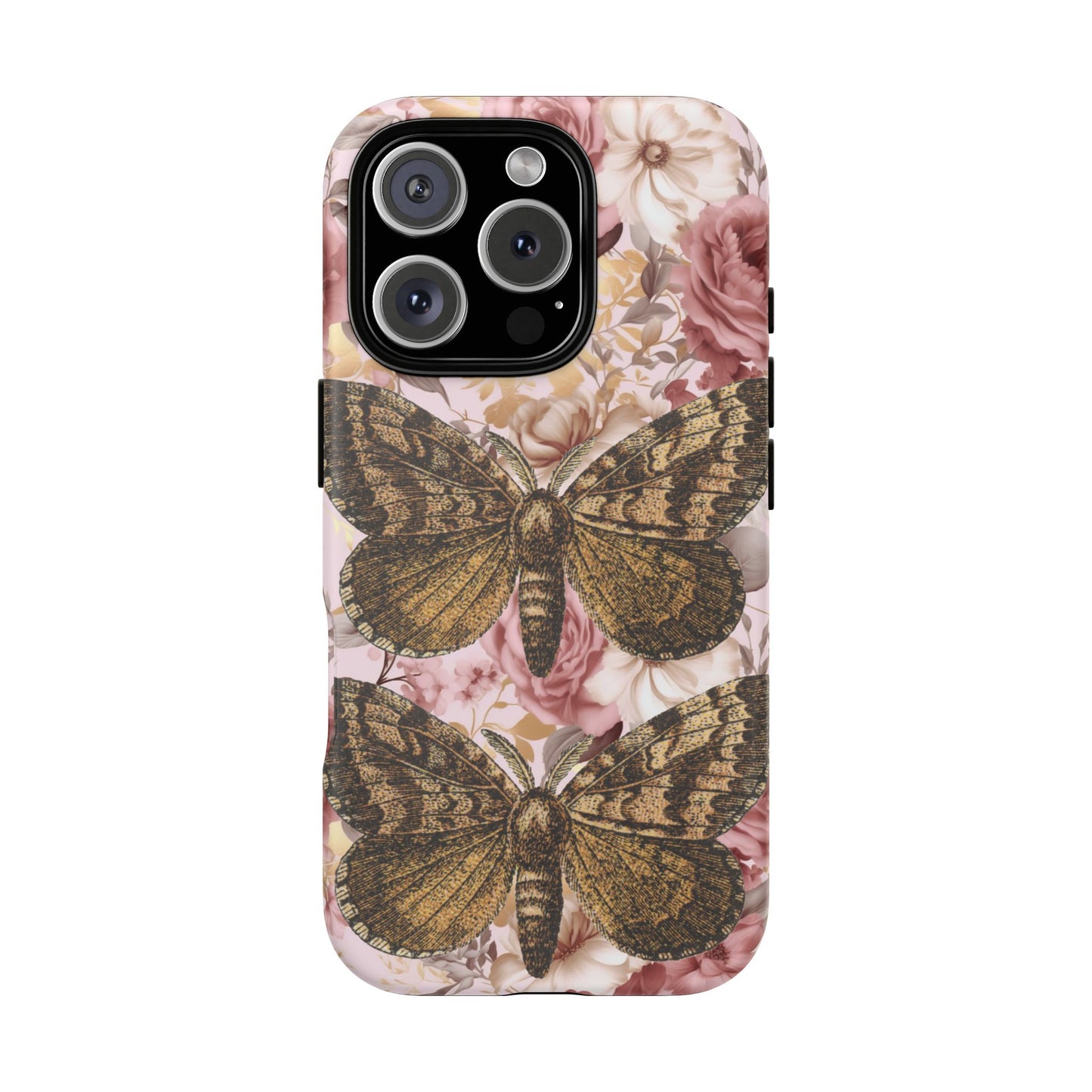 Vintage Butterfly Design Tough Phone Cases - iPhone, Samsung Galaxy, and Google Pixel