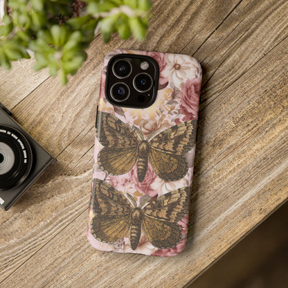 Vintage Butterfly Design Tough Phone Cases - iPhone, Samsung Galaxy, and Google Pixel