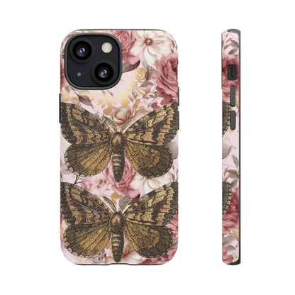 Vintage Butterfly Design Tough Phone Cases - iPhone, Samsung Galaxy, and Google Pixel