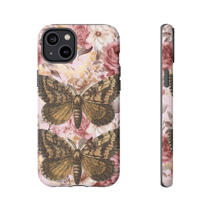 Vintage Butterfly Design Tough Phone Cases - iPhone, Samsung Galaxy, and Google Pixel