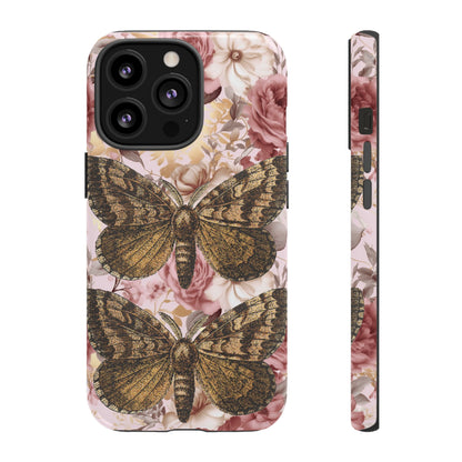 Vintage Butterfly Design Tough Phone Cases - iPhone, Samsung Galaxy, and Google Pixel