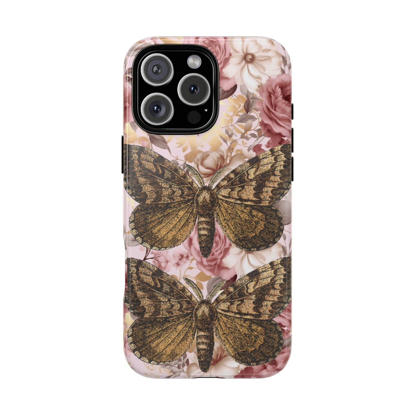 Vintage Butterfly Design Tough Phone Cases - iPhone, Samsung Galaxy, and Google Pixel