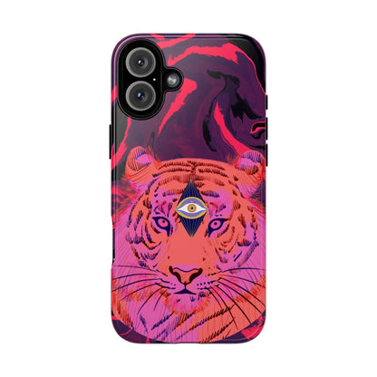 Third-Eye Cosmic Tiger iPhone Tough Case Design