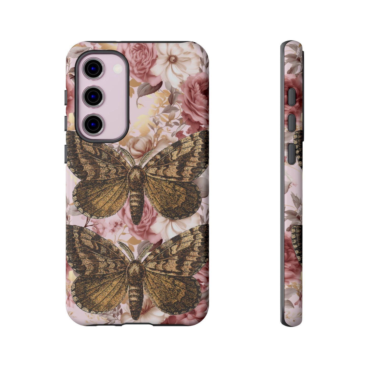 Vintage Butterfly Design Tough Phone Cases - iPhone, Samsung Galaxy, and Google Pixel