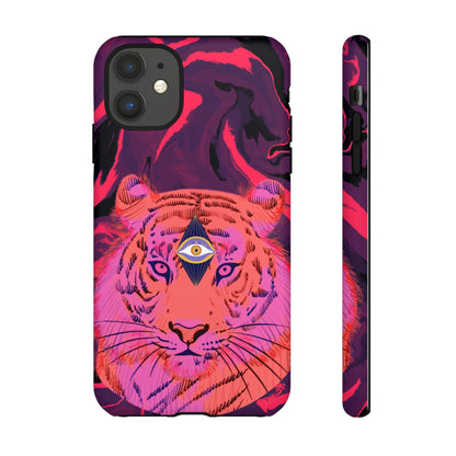 Third-Eye Cosmic Tiger iPhone Tough Case Design