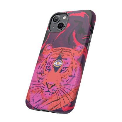 Third-Eye Cosmic Tiger iPhone Tough Case Design