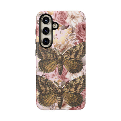 Vintage Butterfly Design Tough Phone Cases - iPhone, Samsung Galaxy, and Google Pixel