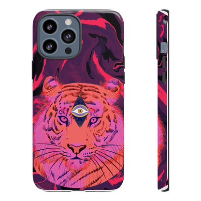 Third-Eye Cosmic Tiger iPhone Tough Case Design