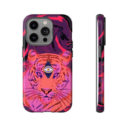 Third-Eye Cosmic Tiger iPhone Tough Case Design