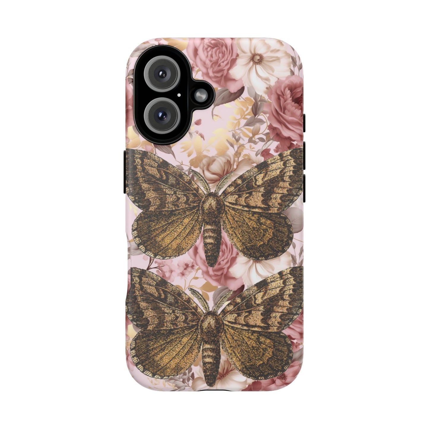 Vintage Butterfly Design Tough Phone Cases - iPhone, Samsung Galaxy, and Google Pixel