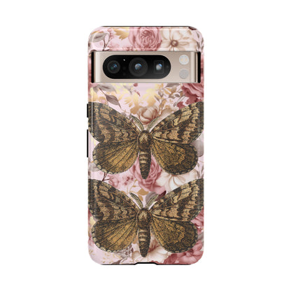 Vintage Butterfly Design Tough Phone Cases - iPhone, Samsung Galaxy, and Google Pixel