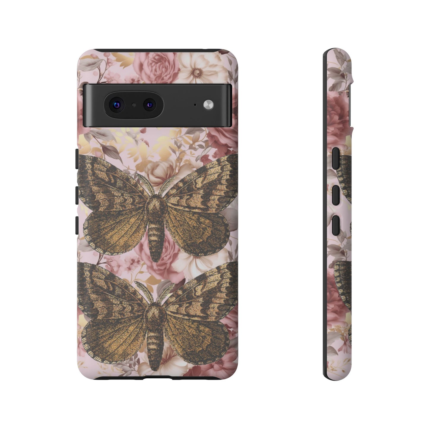 Vintage Butterfly Design Tough Phone Cases - iPhone, Samsung Galaxy, and Google Pixel