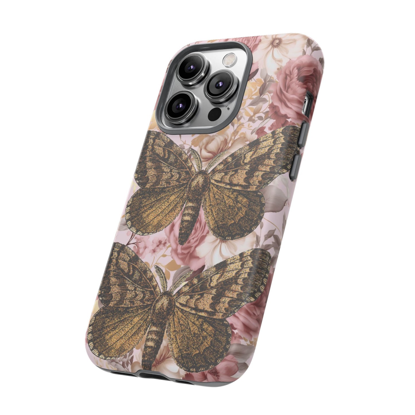 Vintage Butterfly Design Tough Phone Cases - iPhone, Samsung Galaxy, and Google Pixel