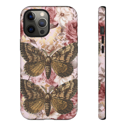 Vintage Butterfly Design Tough Phone Cases - iPhone, Samsung Galaxy, and Google Pixel