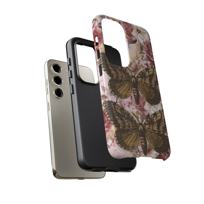 Vintage Butterfly Design Tough Phone Cases - iPhone, Samsung Galaxy, and Google Pixel