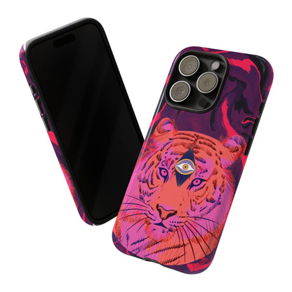 Third-Eye Cosmic Tiger iPhone Tough Case Design