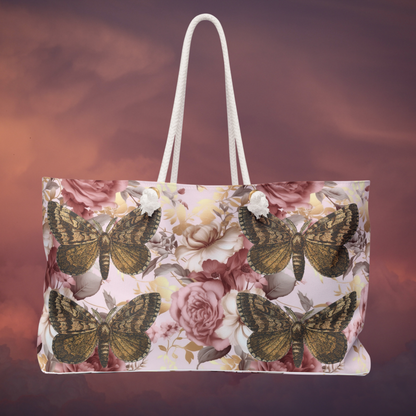 Stylish Vintage Haunting Butterfly Weekender Bag – Perfect Travel Companion